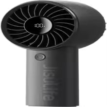 Fan Life 4 with Powerful Motor, LED Display,3600mAh Battery,5 Wind Speeds, Lanyard; USB Rechargeable Hand held Fan; Summer Portable