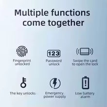 Smart Deadbolt Locks Digital Tuya Wifi App Fingerprint Keyless Entry Keypad Electronic Locks for Front Door Alexa Keypad Lock