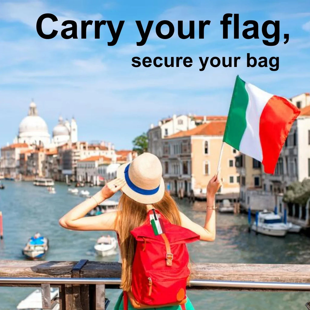 Smart Bag Security Tag - Italy Flag [Pack 2]-2